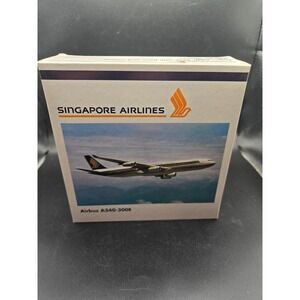 Herpa Wings Singapore Airlines Airbus A340-300E Model Plane 504553